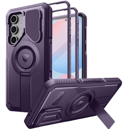 Броньований чохол для Samsung Galaxy S24 FE, Dexnor Full Body (Two Frames), фіолетовий