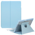 Чехол клавиатура для iPad 11" 2025 A16 (11 gen.) / iPad 10.9" 2022 (10 gen.), Rotary 360° Leather, светло-голубой
