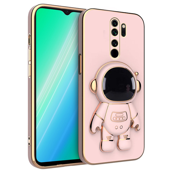 Чoхол до Xiaomi Redmi Note 8 Pro, Astronaut, рожевий rose gold