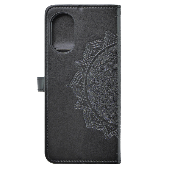 Чохол-книжка для Oppo A38 4G / Oppo A18 4G, Mandala, чорний