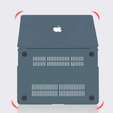 Чохол для MacBook Air 13 A2337 M1 A2179 A1932, HardShell, темно-синій
