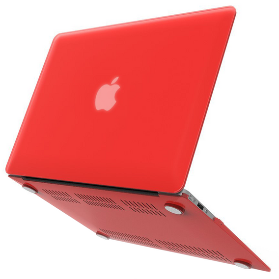 Чехол для Macbook Air 13 A1466/A1369, Hard Case - Translucent Red