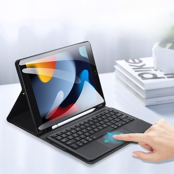 Чохол + клавіатура iPad 10.2 2021/2020/2019, Dux Ducis Magnetic Keyboard, чорний