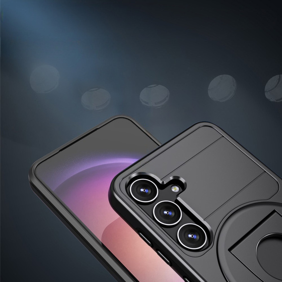 Чохол MagSafe для Samsung Galaxy S24, Military Magnet, чорний