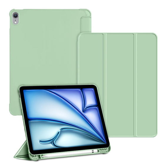 Чехол для Apple iPad Air 11" 6 gen. 2024 (A2902, Smartcase с местом для стилуса, зелёный