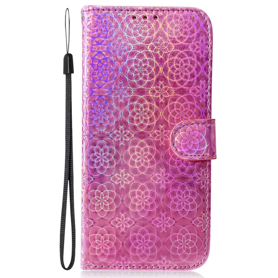 Чохол-книжка для Oppo A17, Wallet mandala, рожевий