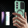 Броньований чохол для Samsung Galaxy S23 FE, CamShield MagSafe, зелений