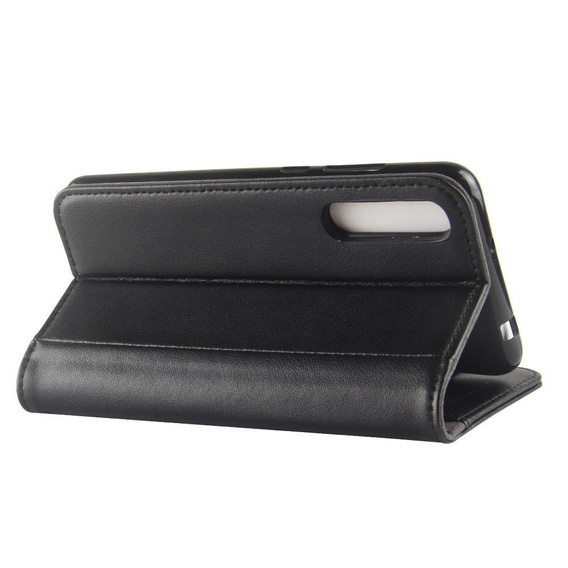 Откидной чехол для Huawei P20 Pro, Split Leather Wallet, чёрный