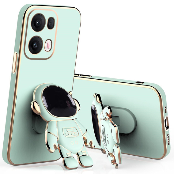 Чехол до Oppo Reno 13 Pro, Astronaut, зелёный