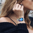 Бриллиантовый браслет для Xiaomi Smart Band 8 Pro, серебристый