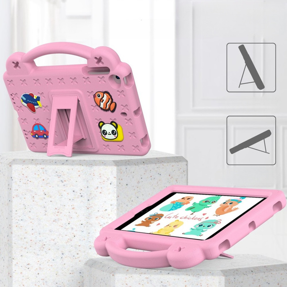 Детский чехол для iPad mini 7.9" 2019/2015/2014/2013/2012 (5/4/3/2/1 gen.), Cute Patterns, с подставкой, розовый