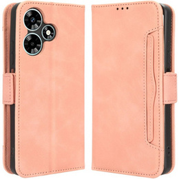 Футляр з клапаном для Infinix Hot 30i, Card Slot, рожевий