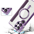 Чохол-книжка для Samsung Galaxy S25 Ultra, RFID Wallet MagSafe CamShield, фіолетовий