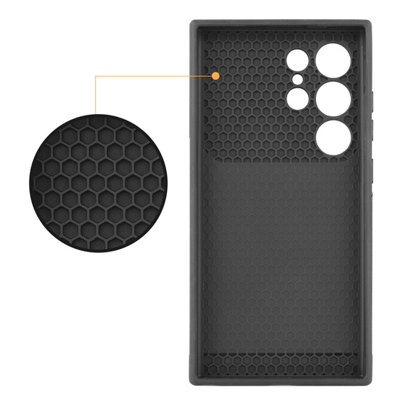 Чехол до Samsung Galaxy S24 Ultra, ERBORD MagProtect Slide Camera, чёрный