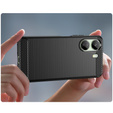 Чoхол до Xiaomi Redmi 13C / Poco C65, Carbon, чорний
