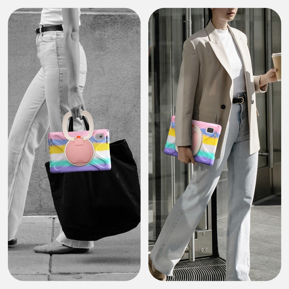 Бронеобкладинка для Lenovo Tab M9 TB-310FU (2023), що обертається на 360, різнокольоровий