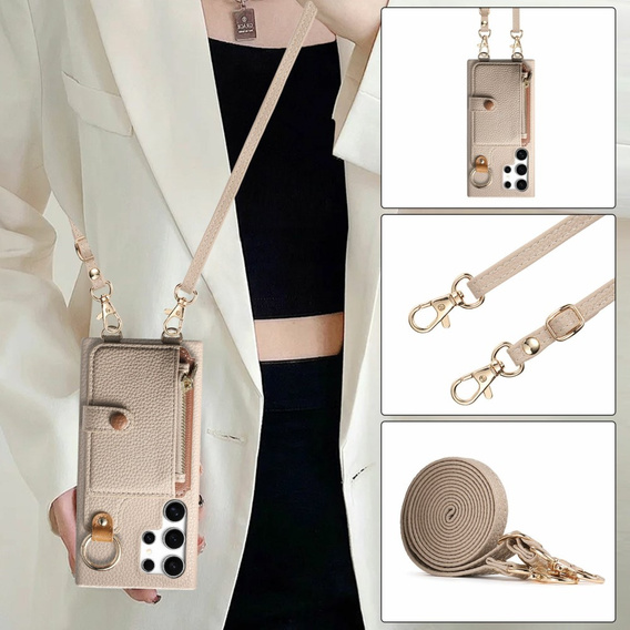 Чoхол до Samsung Galaxy S25 Ultra, GKK Leather, чорний