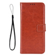 Откидной чехол для Samsung Galaxy A36, Crazy Horse Wallet, коричневый