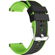 Силиконовый ремешок до Huawei Watch GT 2 Pro - Black / Green