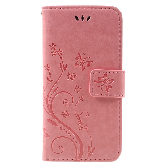 Чохол-книжка для iPhone 7/8/SE 2020/SE 2022, Butterfly, рожевий