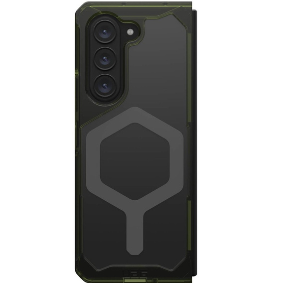 Чoхол Urban Armor Gear до Galaxy Z Fold 5 5G, Plyo MagSafe, прозорий / зелений