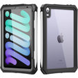 Водонепроникний чохол IP68 для iPad mini 8.3" 2021 (6 gen.) / iPad mini 8.3" 2024 (7 gen.), чорний