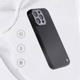 NILLKIN Чехол для iPhone 15 Pro, CamShield Carbon Case, черный