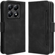 Футляр з клапаном для Xiaomi 14T Pro, Card Slot, чорний