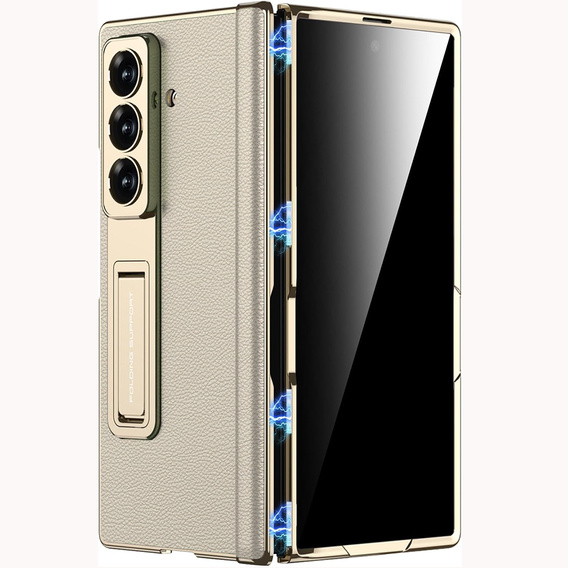 Чехол GKK со стеклом и подставкой для Samsung Galaxy Z Fold7 5G