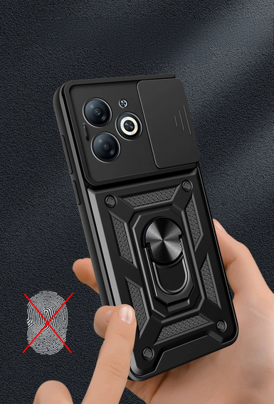 Чохол NOX Camera Slide Infinix Hot 40i, CamShield Slide, чорний