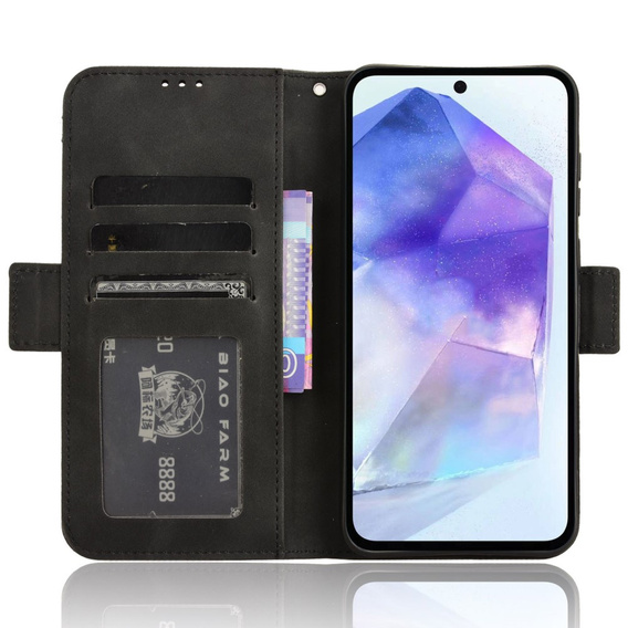 Откидной чехол для Samsung Galaxy A35 5G, Card Slot, чёрный
