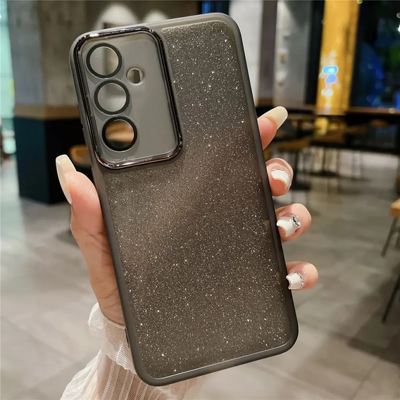 Чoхол до Samsung Galaxy M55 5G, Glittery Powder, сірий