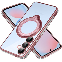 Магнитный чехол для Samsung Galaxy S24 FE, для MagSafe, розовый