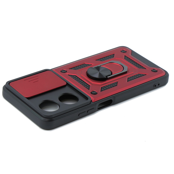 Чехол NOX Camera Slide Oppo A58 4G, CamShield Slide, красный
