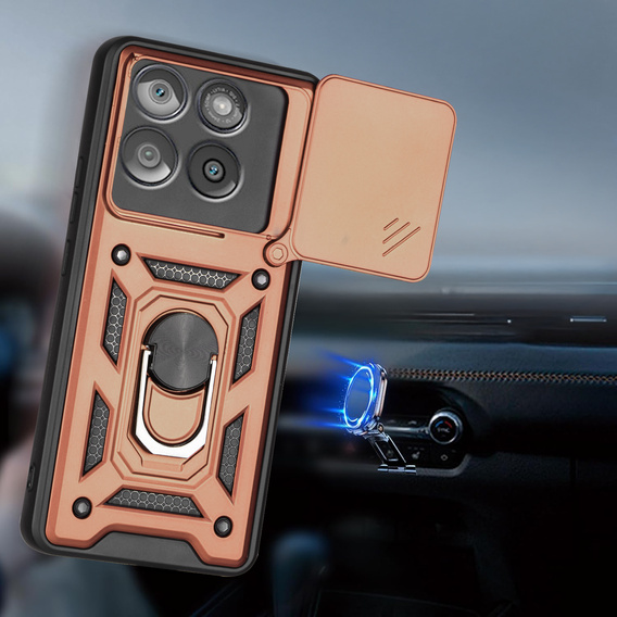 Чохол NOX Camera Slide Motorola Edge 60 / 60 Fusion, CamShield Slide, рожевий