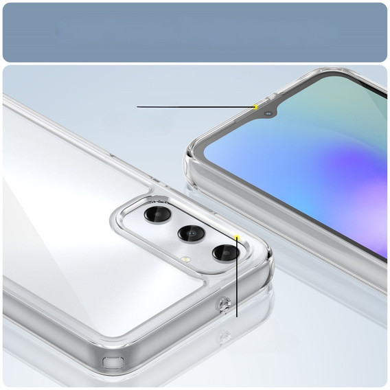 Чехол до Samsung Galaxy A05s 4G, Fusion Hybrid, прозрачный