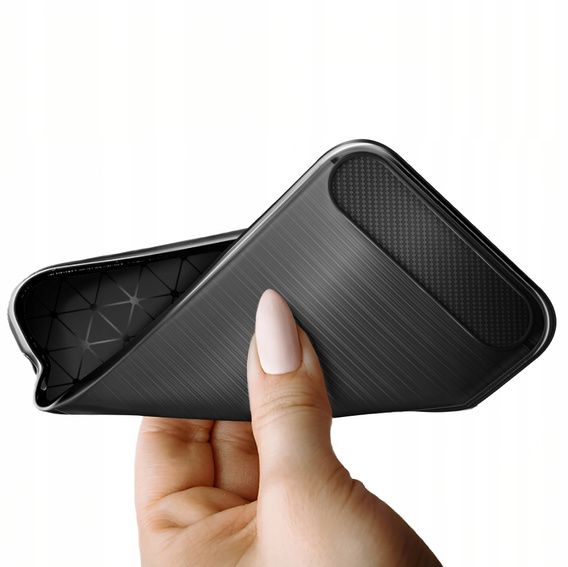 Чехол до Samsung Galaxy A04S / A13 5G, Carbon, чёрный