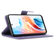 Чохол-книжка для Oppo A79 5G, Butterfly, фіолетовий