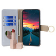 Чохол-книжка для OnePlus 12 5G, Wallet Zipper Pocket, з дзеркалом, м'яти