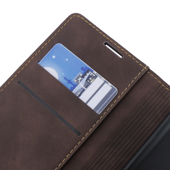 Чохол для Xiaomi 13T / 13T Pro, ERBORD Vintage, гаманець з клапаном, кава