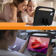 Детский чехол для Lenovo Tab M11, детский чехол с ручкой, чёрный