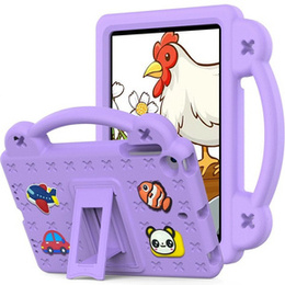 Детский чехол для iPad mini 7.9" 2019/2015/2014/2013/2012 (5/4/3/2/1 gen.), Cute Patterns, с подставкой, фиолетовый