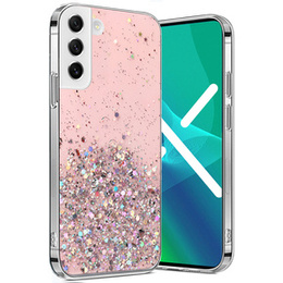 Чoхол до Samsung Galaxy S21 FE, Glittery, рожевий