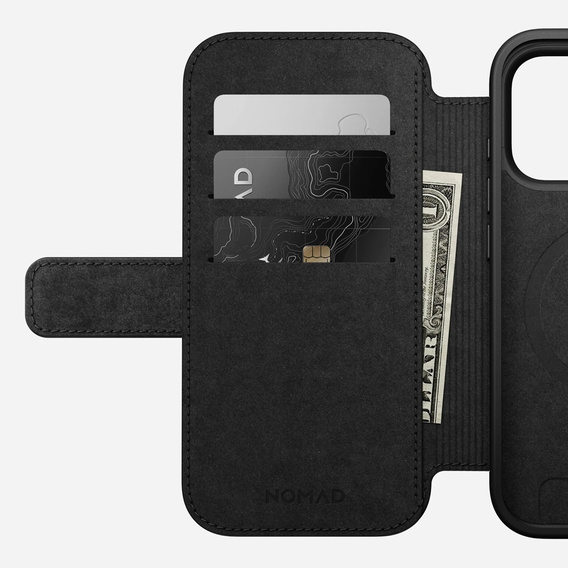 Чохол Nomad для iPhone 17 Pro, Modern Leather Folio, чорний