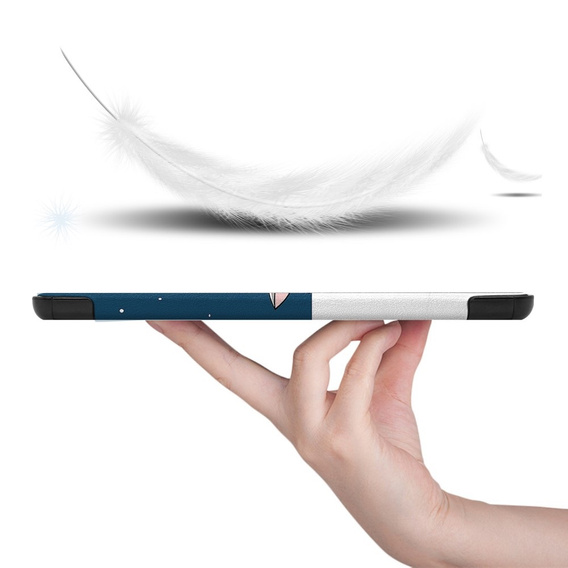 Чехол для Samsung Galaxy Tab S10 Lite / S10 FE / S9 FE, с откидной крышкой, sleeping cat