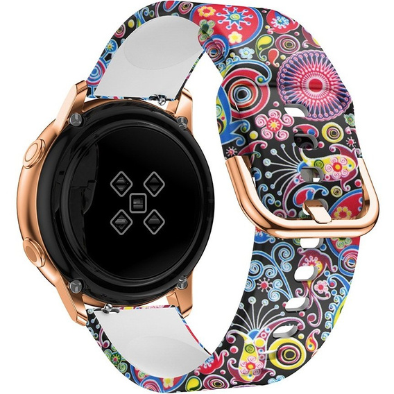 Ремінець Smooth до Samsung Galaxy Watch Active 22mm, Colorful Jellyfish