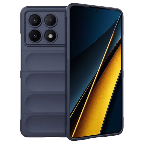 Чехол до Xiaomi Poco F6 Pro, Gaming Shockproof, темно-синий