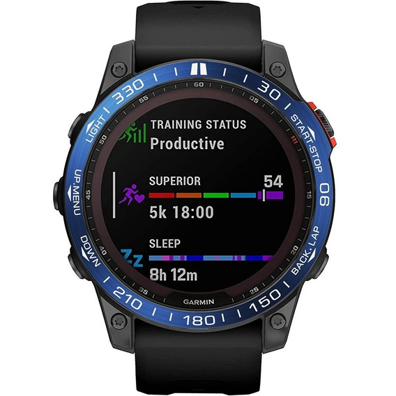Накладка на безель для Garmin Fenix 7X, Blue/White