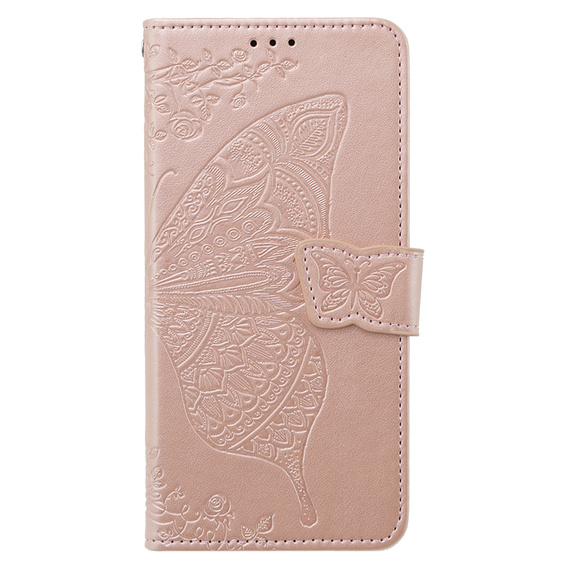Чохол-книжка для Samsung Galaxy M34 5G, Butterfly, рожевий rose gold