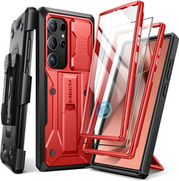 Чохол для Samsung Galaxy S24 Ultra, Tongate MECH Series Clip, червоний